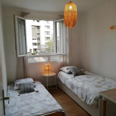 Du Parc Fleuri De Coeur Lyon8 Pkg Free 95m2 Appartement *
